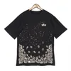 Summer Mens Diseñador de diseñadores Tamisetas de moda impresa Camiseta de algodón de algodón Camiseta de manga corta Hip Hop Streetwear Camisetas Amiris
