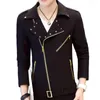 Men's Jackets 2023 Spring Men's Motorcycle Jacket Lapel Trend Handsome Autumn And Winter Personality Short