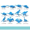 Ciência descoberta mini dinossauro modelo crianças brinquedos educativos pequena simulação figuras de animais crianças brinquedo para menino presente animais