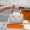 Designer sac à main classique Hobo sac à bandoulière pour femmes lettre cuir 2 taille sacs à main de luxe
