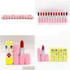 Lipstick maquiagem fácil de usar hidratante 12 coloris coloris cosmetics maquiagem por atacado de tapete lipsat entrega de saúde beleza lábios dhcvn