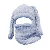 BeanieSkull Caps Adults Rabbit Ear Hat Funny Balaclava Hat Fluffy Soft Balaclava Knitted Balaclava With Ears Winter Crocheted Hat Christmas Gifts 230301