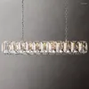 Lampadari Vintage American LED Oro Argento Lampadario di cristallo Illuminazione Lustro Lampade a sospensione Apparecchio a sospensione Lampen per sala da pranzo