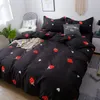 Set di biancheria da letto Il set di moda contiene lenzuolo Copripiumino Federa Modest Country Plant Animals Uso familiare Full Twin Queen Bed 230228