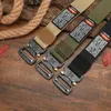 أحزمة Fralu New Tactical Belt Men Nylon Metal Buckle Military T Combat Bight Off الطوارئ حزام البقاء على قيد الحياة 125140 سم طويلة Z0228