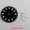 Watch Repair Kits For Japan NH35 NH36 Automatic Movement Sterile Black Dial And Hands Set Wristwatch Accessories Tools &