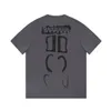 DUYOU T-shirt oversize avec lettres de lavage en jersey vintage T-shirt 100% coton Hommes Casuals T-shirts de base Femmes Qualité Tops classiques DY8873