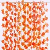 Fiori decorativi 2,3 metri / lotto davanzale foglie d'autunno ghirlanda vite fogliame finto per la decorazione della festa nuziale fiore artificiale