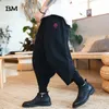 Pantaloni da donna capris in stile cinese in stile cinese ricamato pantaloni a doppio strato lino sciolto pantaloni a nove punti di grandi dimensioni uomini 5xl harajuku harem pantaloni 230301