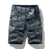 Shorts masculinos de verão masculino cargo de camuflagem shorts masculinos roupas casuais berche as bermudas praia shorts masculino grow 230301