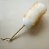 Quality Pure Lampswool Duster Beech Handle Household Cleaning Dusters Housekeeping cleaning tool feather duster wholesale and free shipping