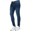 Jeans da uomo New Stretch Skinny Fashion Elastic Cotton Slim Denim Pants Maschio Plus Size Matita Pantaloni casual in puro colore Y2303