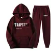 Herrspårspår Trapstar Men set Hoodie Sweatpants Men Woman Tracksuit 2 Pieces Jogging Homme Hip-Hop Fleece Streetwear Clothing 230301