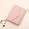 Portefeuilles Fashion Tassel Small Women Wallet For S Cash Holder Leather Short Woman And Purses Ladies