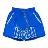 Projektant Mens Rh Limited Rhude Shorts Summer Swim Krótka długość kolan Hip High Street Sports Training Spods Green Summer Shorts Mężczyźni Pants Suit Women Shorts S-XL