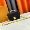 Small pochette micro flower satchel bag Women gym tote handbag Designer Luxury gold Chain Genuine leather clutch i v men purses M81267 M46279 shoulder crossbody Bags
