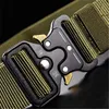 Belts Plus Large Big Size 150 170cm Men's Belt Army Outdoor Hunting Tactical Multi Function Combat Survival Long Canvas Nylon Belts Z0228