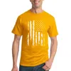 T-shirts pour hommes Drapeau des États-Unis Distressed USA American Pride T-Shirt US 4th Of July Tee