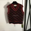 23SS Women Designer Tee Vest dzianki