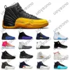 12s Flu Arrival Shoes Basketball XII Grind Ice Sneakers New Game University Air Indigo Trainers 2021 Jordens Jodan 12 Taxi for Men244U