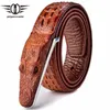 أحزمة plyesxale العلامة التجارية رجالي الأحزمة الفاخرة مصمم جلدي حزام الرجال عالية الجودة ceinture homme crocodile cinturones hombre 2022 b2 Z0228