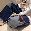 Men's Jeans Denim Trousers Multiple Pockets Spring Autumn Dressing Zipper Mid Waist Men For Daily Wear