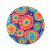 Tafeldoek 150 cm rond strandhanddoek Boho Tie-geverfde afdrukt Tapijt Tapijtwandhangen Picknickdeken Yoga Mat Outdoor Camping Tafelkleed