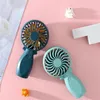 Lovely Mini Fan Portable For Fan Handheld USB Rechargeable Cute Fan Travel Outdoor Indoor Office Quiet Desk Fans Gift For Girl Friend Children Birthday Present