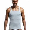 Men's Tank Tops Men's Fashion Vest Home Sleep Casual Men Colete Cotton Top Solid Tee Sexy Clothes Sleeveless Garment