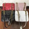 Marmont Flache Taschen Kette Umhängetasche Klassischer Look Vielseitige Umhängetasche Damen Schwarze Handtasche Damen Luxus Geldbörse Echtes Leder Rot Whi225N