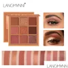 Eye Shadow 9 Color Eyeshadow Pallete Wholesale Magical Nude Matte Brown Shimmer Long Last Desert Pearlescent Fl And Rich Coloris Cos Dheq0