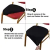 Chair Covers Elastic Waterproof Cover Office Restaurant Home Dining Room Computer Protection