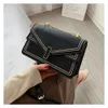 Correiras da moda Bolsas de ombro da Fashion Women Bolsas de designer Bolsas de luxo de couro PU Crossbody Messenger Lady Lady Flap feminino Sac C233h