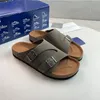 Boston 2023 Slippers Suede Leather Birks Clogs Platform Mule Beach Sandals Lazy Shoes Lovers Scuffs Designer Trainers New Buckle Flip Flops Wooden Bottom