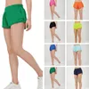 Women's Tracksuits designers women yoga Shorts Fit Zipper Pocket High Rise Quick Dry Womens Train Short Loose Style Breathable gym Outdoor Running Fitness