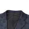 メンズスーツのトップグレードのトレージーレスブランドデザイナーカジュアルファッションスーツメンクラシック高価なブレザージャケットプリントコートメンズドレス