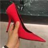 Dress Shoes Women Stiletto High Heels Pumps Pointed Toe Sandals Purple Pink Green Nude Ladies Wedding Prom Plus Size 34-43