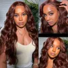Women's wig big wave front lace orange wig middle long curly hair chemical fiber full head cover wigs 230301