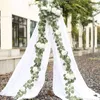 Fleurs décoratives artificielles feuilles d'eucalyptus vert guirlande vigne mariage verdure maison fête d'anniversaire table mur fond arc feuille