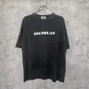 Xinxinbuy Men Designer T-Shirt 23SS Lettere distrutte per la stampa a manica corta Women White White Black Brown Grey XS-L