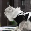 Pet Dog Cat Maid Cosplay Costumes Jupe Robe Clothes313I