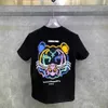 Camisetas Summer Boys Manga Curta Camiseta Top Algodão Puro Estampado Meio Fashion Tshirt 230301