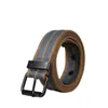 Belts New Hot Selling Woven Cotton Sports Canvas Thickened and Lengthened Men's Belt Z0228