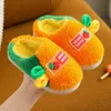 Slipper Children Home Shoes Cashmere Cotton Slippers Kids Warm Shoes Boys Girls Slippers Indoor Home Autumn Winter Baby Kids Shoes 230301