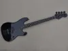 4 Strings Glossy Black Body Electric Bass Guitar with Rosewood Fingerboard Can be customized