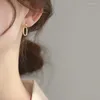 Boucles d'oreilles pendantes mode géométrie goutte irrégulière minimaliste Punk Piercing boucle d'oreille pour les femmes déclaration cadeau bijoux en or