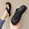 Terlik Karışık Renkler Platform Sandalet Kadın Yaz Plajı Açık Flip Flop Marka Tasarım Ayakkabı Ginza A2-38