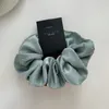 New Dot Satin Soft Scrunchies Banda de cabelo elástica Mulheres menina sólida de alta qualidade Titular de rabo de cavalo Acessórios