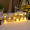 Bordslampor Led Love Light Surprise Night For Girl Friend Wedding Decoration Party Supplies Valentines Day Decor