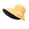 Chapeaux à large bord femmes Panama chapeau été haut vide soleil extérieur UV crème solaire casquette décontracté pour HatsWide